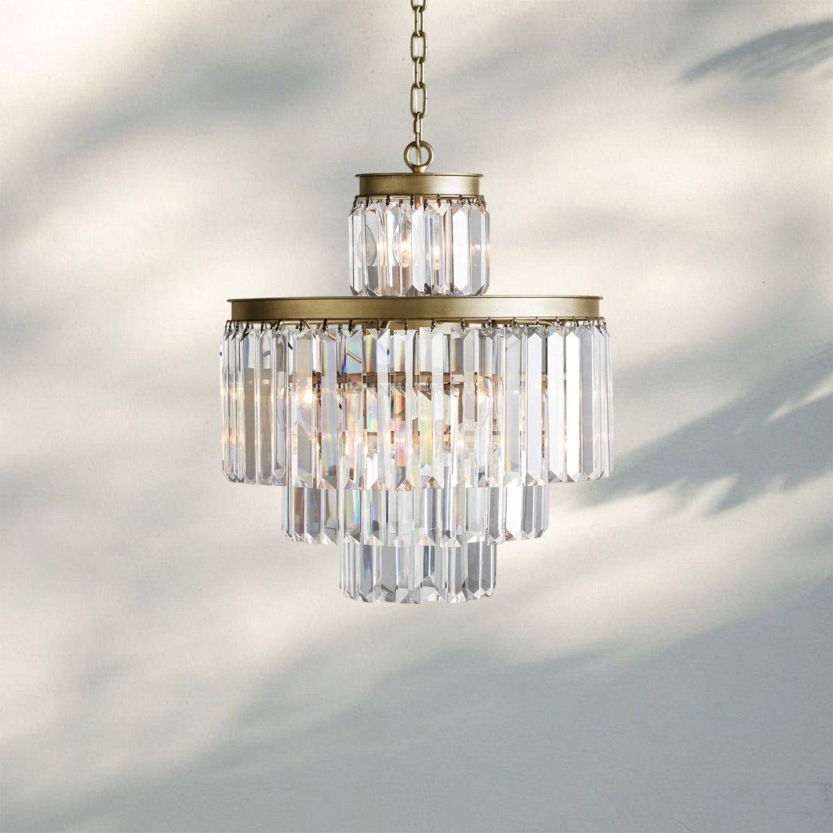 Layland Tiered Round Chandelier Lighting - Auralume